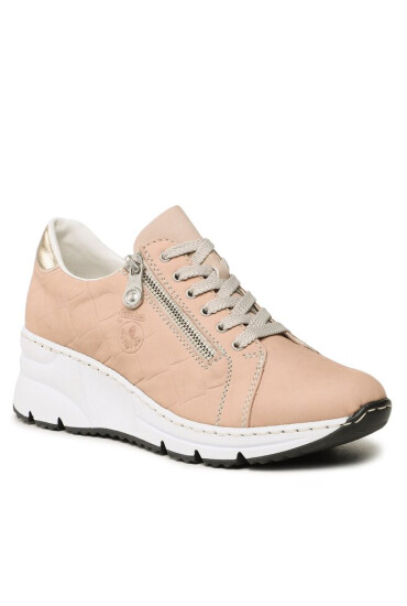 Rieker Сникърси N6305-60 Beige - Mera.bg