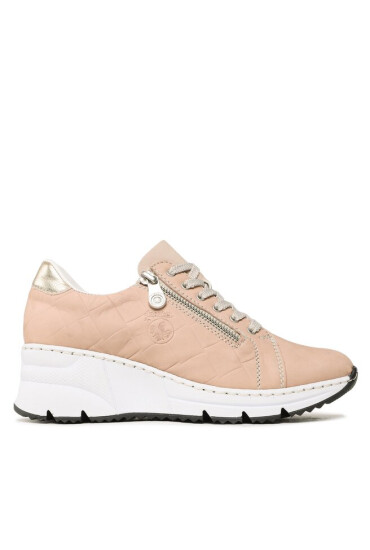 Rieker Сникърси N6305-60 Beige - Mera.bg