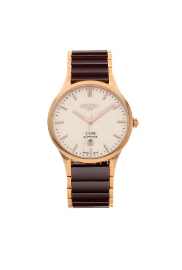 Roamer Часовник C-Line 658833 49 35 63 Кафяв - Mera.bg
