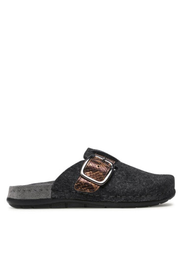 Rohde Пантофи 6190 Black/Grey 96 - Mera.bg