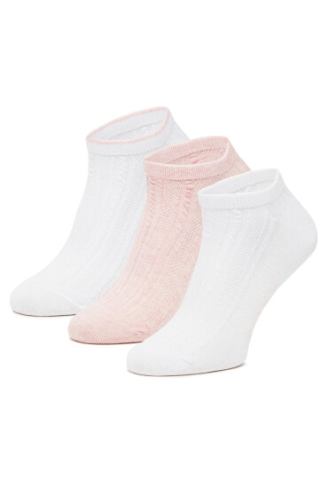 Roxy Чорапи тип терлици AS__07S_SS25 (3-PACK) Бял - Mera.bg