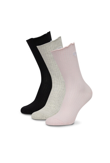 Roxy Дълги чорапи AS__01W_SS25 (3-PACK) Розов - Mera.bg