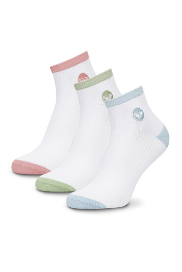 Roxy Дълги чорапи AS__04Z_SS25 (3-PACK) Бял - Mera.bg