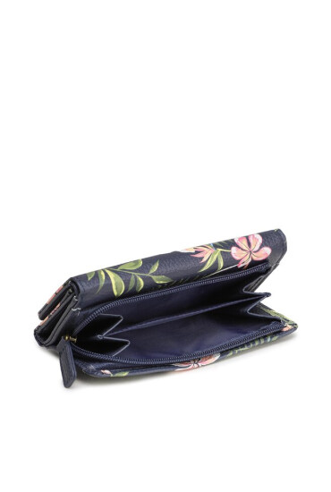 Roxy Голям дамски портфейл ERJAA04145 Mood indigo Tropical - Mera.bg