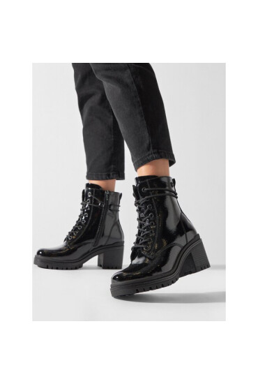 s.Oliver Боти 5-25229-41 Black Patent 018 - Mera.bg