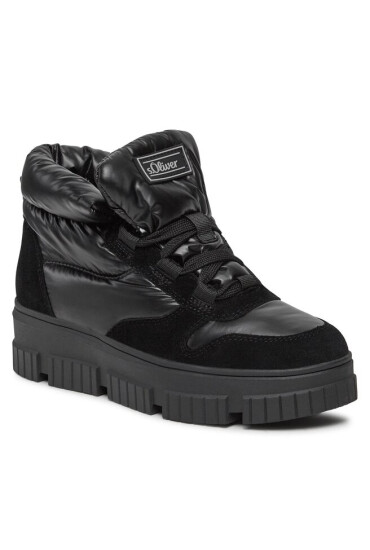 s.Oliver Боти 5-26250-41 Black 001 - Mera.bg
