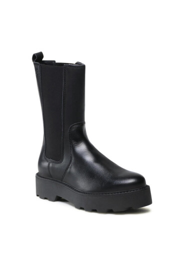 s.Oliver Боти 5-25482-29 Black Leather 003 - Mera.bg