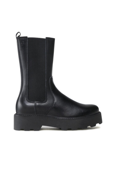 s.Oliver Боти 5-25482-29 Black Leather 003 - Mera.bg