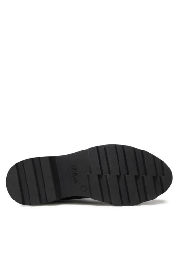 s.Oliver Боти 5-25482-29 Black Leather 003 - Mera.bg