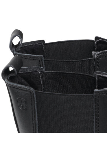 s.Oliver Боти 5-25482-29 Black Leather 003 - Mera.bg