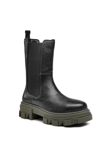 s.Oliver Боти тип челси 5-25425-29 Black/Khaki 071 - Mera.bg