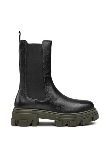 s.Oliver Боти тип челси 5-25425-29 Black/Khaki 071 - Mera.bg