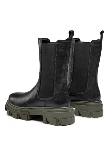 s.Oliver Боти тип челси 5-25425-29 Black/Khaki 071 - Mera.bg