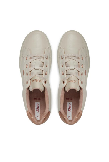s.Oliver Сникърси 5-23614-41 Cream 462 - Mera.bg