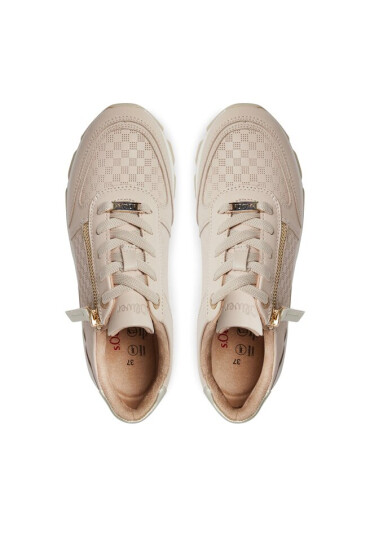 s.Oliver Сникърси 5-23634-41 Cream 462 - Mera.bg
