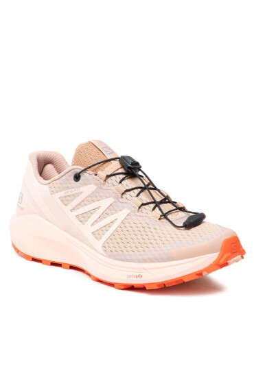 Salomon Обувки Sense Ride 4 W 414503 20 V0 Sirocco/Peachy Keen/Red Orange - Mera.bg