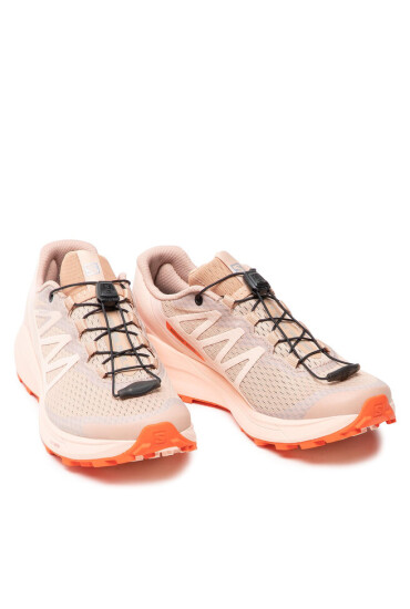 Salomon Обувки Sense Ride 4 W 414503 20 V0 Sirocco/Peachy Keen/Red Orange - Mera.bg