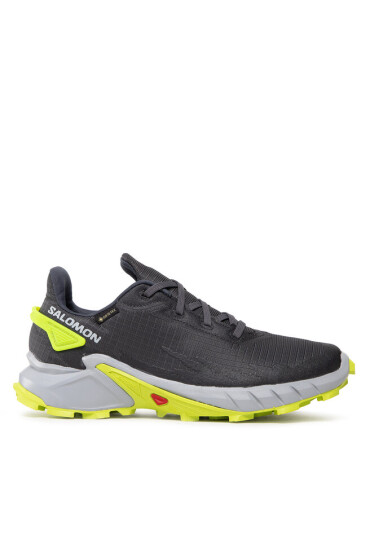 Salomon Обувки Alphacross 4 Gtx GORE-TEX 470667 26 V0 Ebony/Pearl Blue/Acid Lime - Mera.bg
