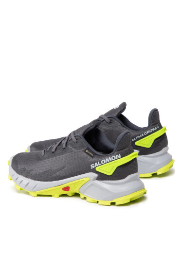 Salomon Обувки Alphacross 4 Gtx GORE-TEX 470667 26 V0 Ebony/Pearl Blue/Acid Lime - Mera.bg