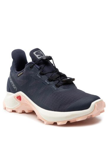 Salomon Маратонки за бягане Supercross 3 Gtx W GORE-TEX 414564 20 W0 Тъмносин - Mera.bg