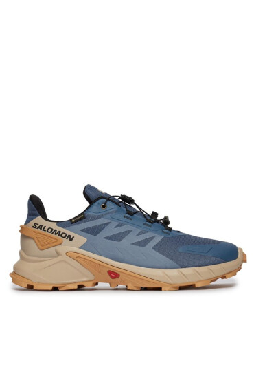 Salomon Маратонки за бягане Supercross 4 Gtx GORE-TEX L47386100 Син - Mera.bg