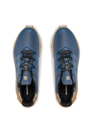 Salomon Маратонки за бягане Supercross 4 Gtx GORE-TEX L47386100 Син - Mera.bg