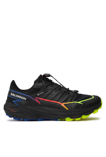 Salomon Маратонки за бягане Thundercross Gore-Tex Blue Fire L47551400 Черен - Mera.bg