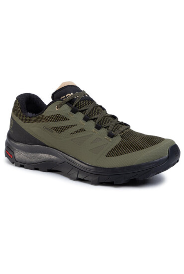 Salomon Туристически Outline Gtx GORE-TEX 409968 32 M0 Burnt Olive/Black/Safari - Mera.bg