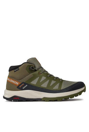 Salomon Туристически Outrise Mid GORE-TEX L47143600 Каки - Mera.bg