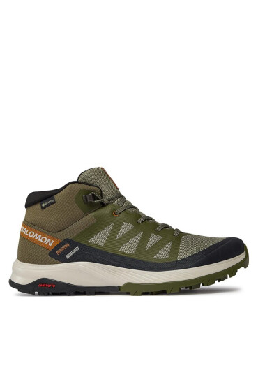 Salomon Туристически Outrise Mid GORE-TEX L47143600 Каки - Mera.bg