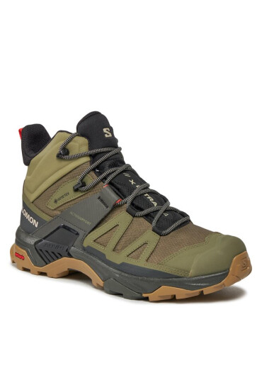 Salomon Туристически X Ultra 4 Mid GORE-TEX L41739800 Зелен - Mera.bg