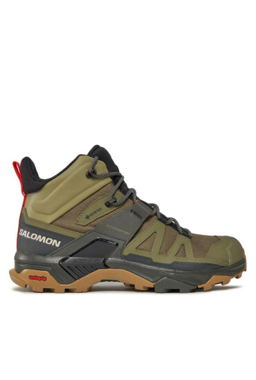 Salomon Туристически X Ultra 4 Mid GORE-TEX L41739800 Зелен - Mera.bg