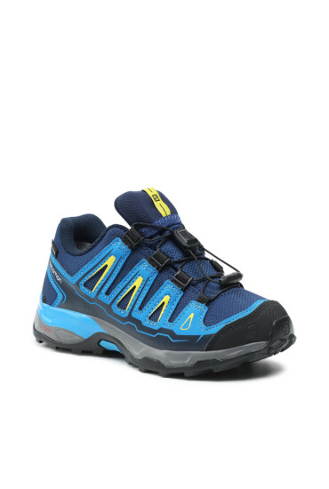 Salomon Туристически X-Ultra Gtj J GORE-TEX 394721 09 W0 Blue Depths Cloisonne/Blazing Yellow - Mera.bg