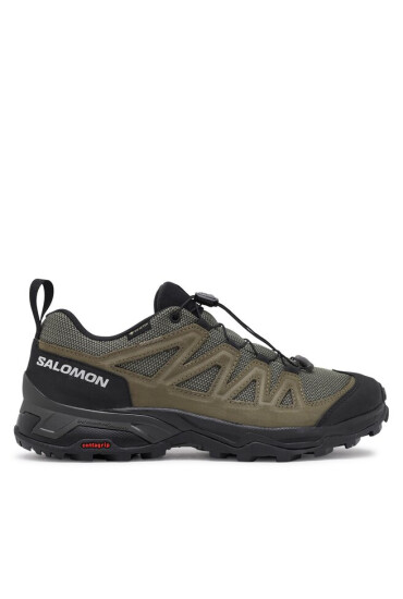 Salomon Туристически X Ward Leather GORE-TEX L47182200 Зелен - Mera.bg