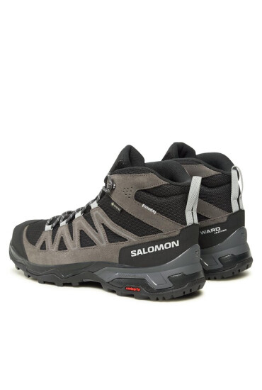 Salomon Туристически X Ward Leather Mid GORE-TEX L47181700 Сив - Mera.bg
