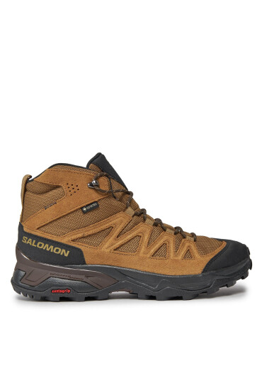 Salomon Туристически X Ward Leather Mid GORE-TEX L47181800 Кафяв - Mera.bg