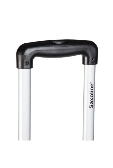 Saxoline Голям твърд куфар Trolley L Marble 1439H0.71.10 Черен - Mera.bg