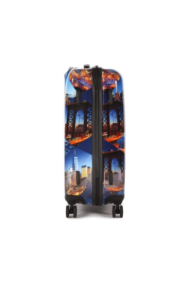 Saxoline Среден куфар Trolley Assorted 1418H0.60.10 Син - Mera.bg