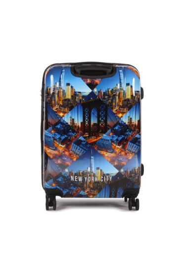 Saxoline Среден куфар Trolley Assorted 1418H0.60.10 Син - Mera.bg