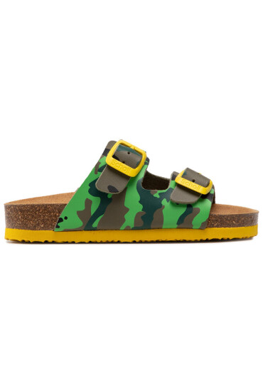 Scholl Чехли Air Bag Kid F29642 1602 270 Green/Yellow - Mera.bg