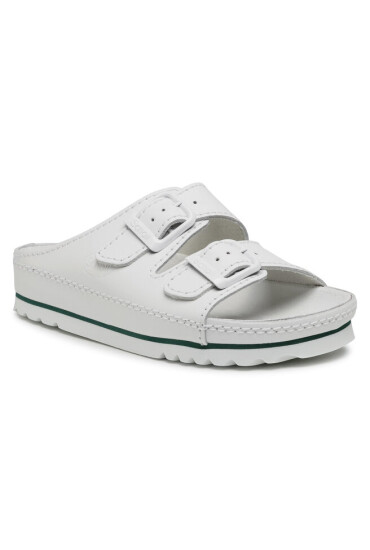 Scholl Чехли Air Bag Med 1065 F21528 White - Mera.bg