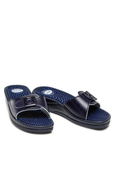 Scholl Чехли F20054 New Massage 1040 Cobalt Blue - Mera.bg