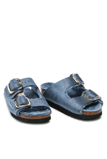 Scholl Пантофи Ilary Fluffy F29534 1007 350 Blue - Mera.bg