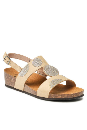 Scholl Сандали F29876 Dubai Sandal 1002 Beige - Mera.bg