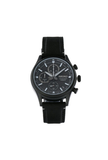 Seiko Часовник Dress Chronograph SSB421P1 Black/Black - Mera.bg