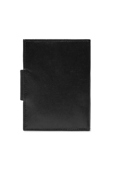 Semi Line Голям мъжки портфейл P8261-0 Черен - Mera.bg