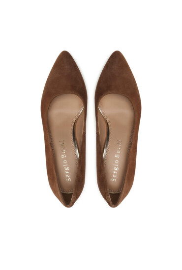 Sergio Bardi Обувки на ток WYL2961-11Z-SB Chocolate Brown - Mera.bg