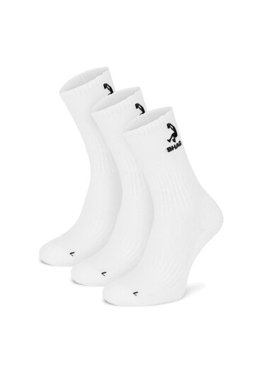 SHAQ Дълги чорапи AS_SHQ_H_001W_SS25 (3-PACK) Бял - Mera.bg