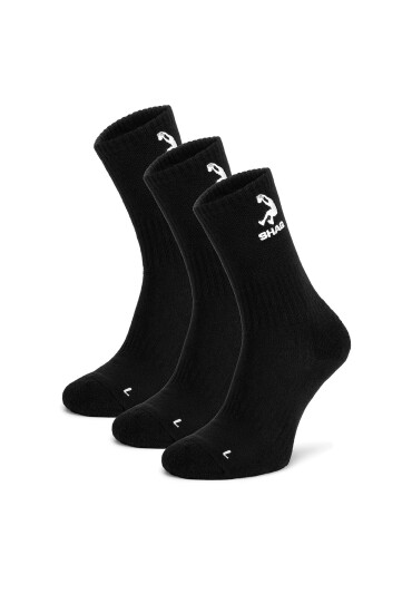 SHAQ Дълги чорапи AS_SHQ_H_001W_SS25 (3-PACK) Черен - Mera.bg