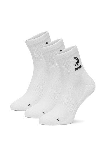 SHAQ Къси чорапи AS_SHQ_H_001Z_SS25 (3-PACK) Бял - Mera.bg